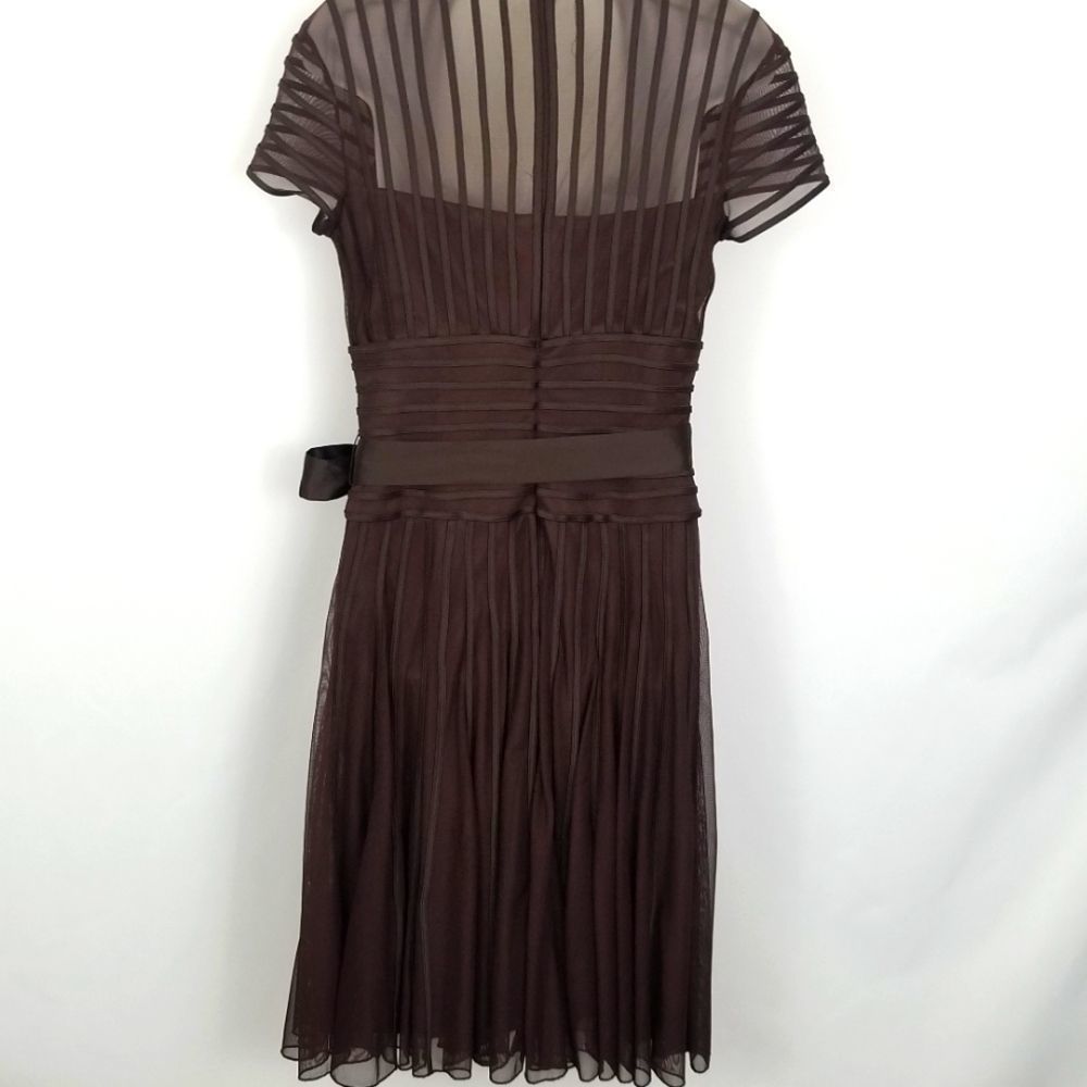 Js Collections Sweetheart Neck Mesh & Satin Dress… - image 4